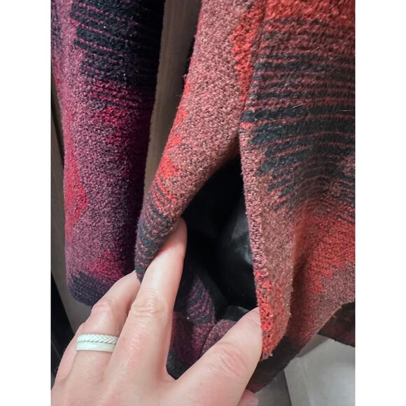 Coffee Shop Aztec Southwestern Trench Jacket - Medium - Picture 3 of 6